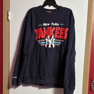 Mitchell & Ness Navy New York Yankees Retro Design Sweatshirt